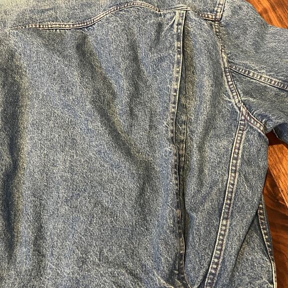 Vintage Kenzo Jeans Mens Denim Trucker Jacket w/ Quilted Zip Vest Size L RARE - Picture 8 of 13